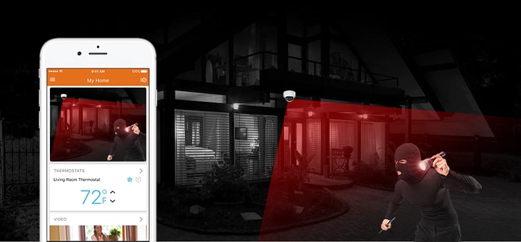 outdoor security camera night vision cornerstone protection