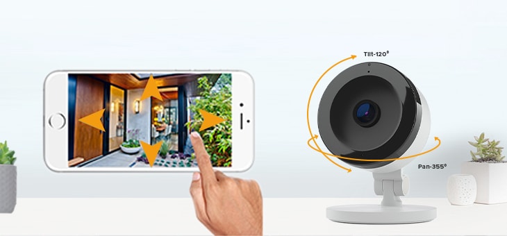 pinch and zoom home indoor camera to watch closely cornerstone protection