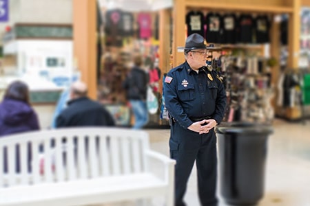 off duty police officers can handle security for retailer store cornerstone protection