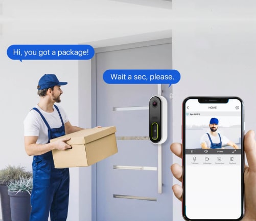 Touchless Video Doorbell Camera - CornerStone Protection