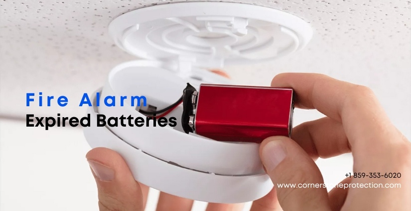 fire alarm system expired batteries cornerstone protection