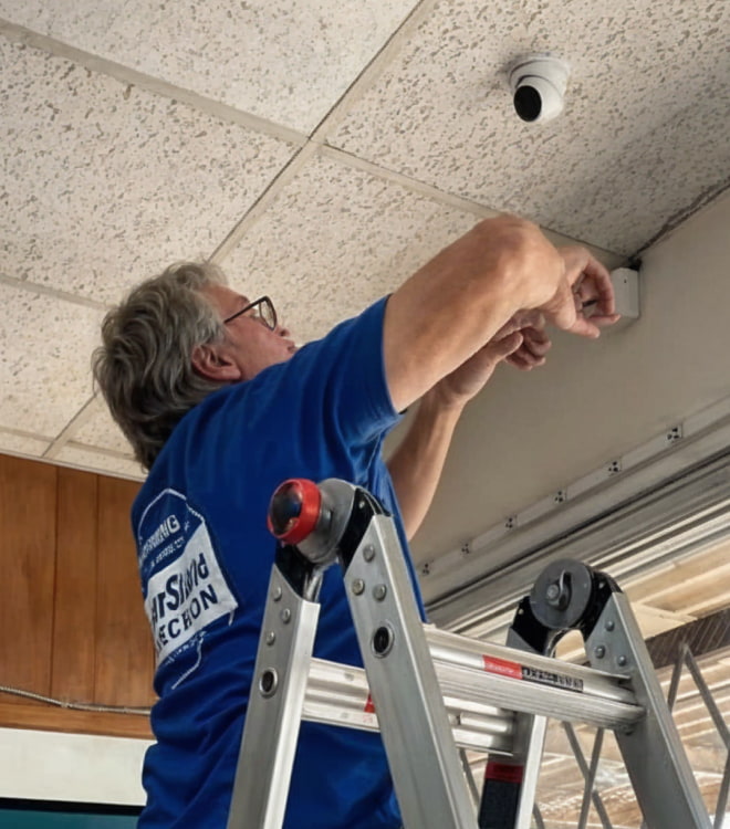 burglar alarm installation process cornerstone protection