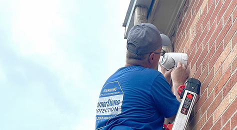 security system upgrade cornerstone protection lexington ky